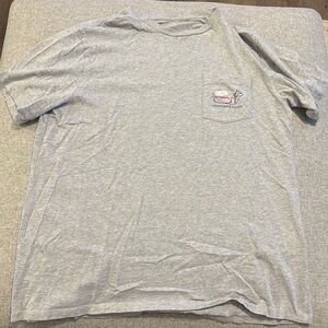 Vineyard Vines Lacrosse Tshirt Grey Mens size medium